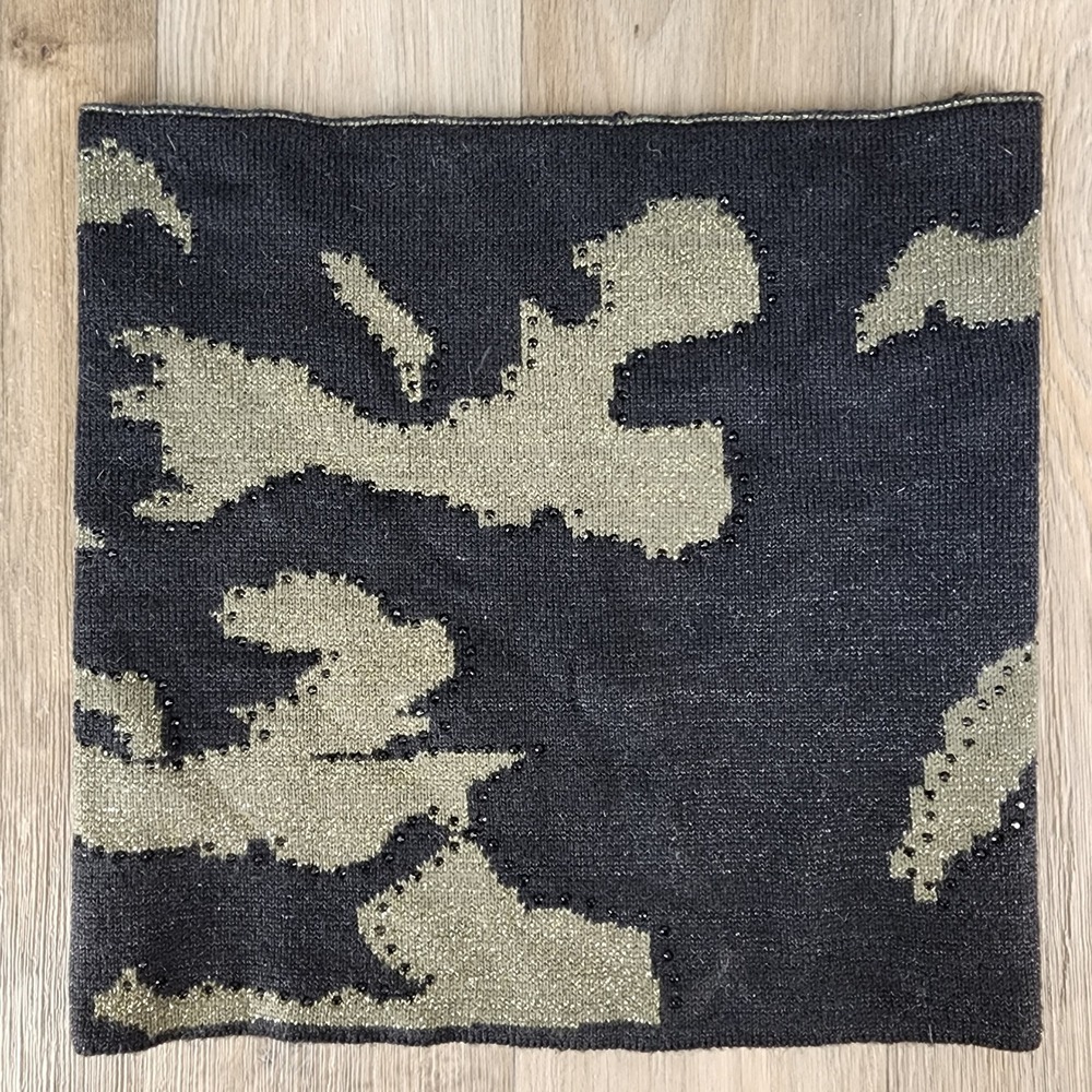 Haute Shore Women's Camouflage Wool Acrylic Blend Snood Neck Warmer